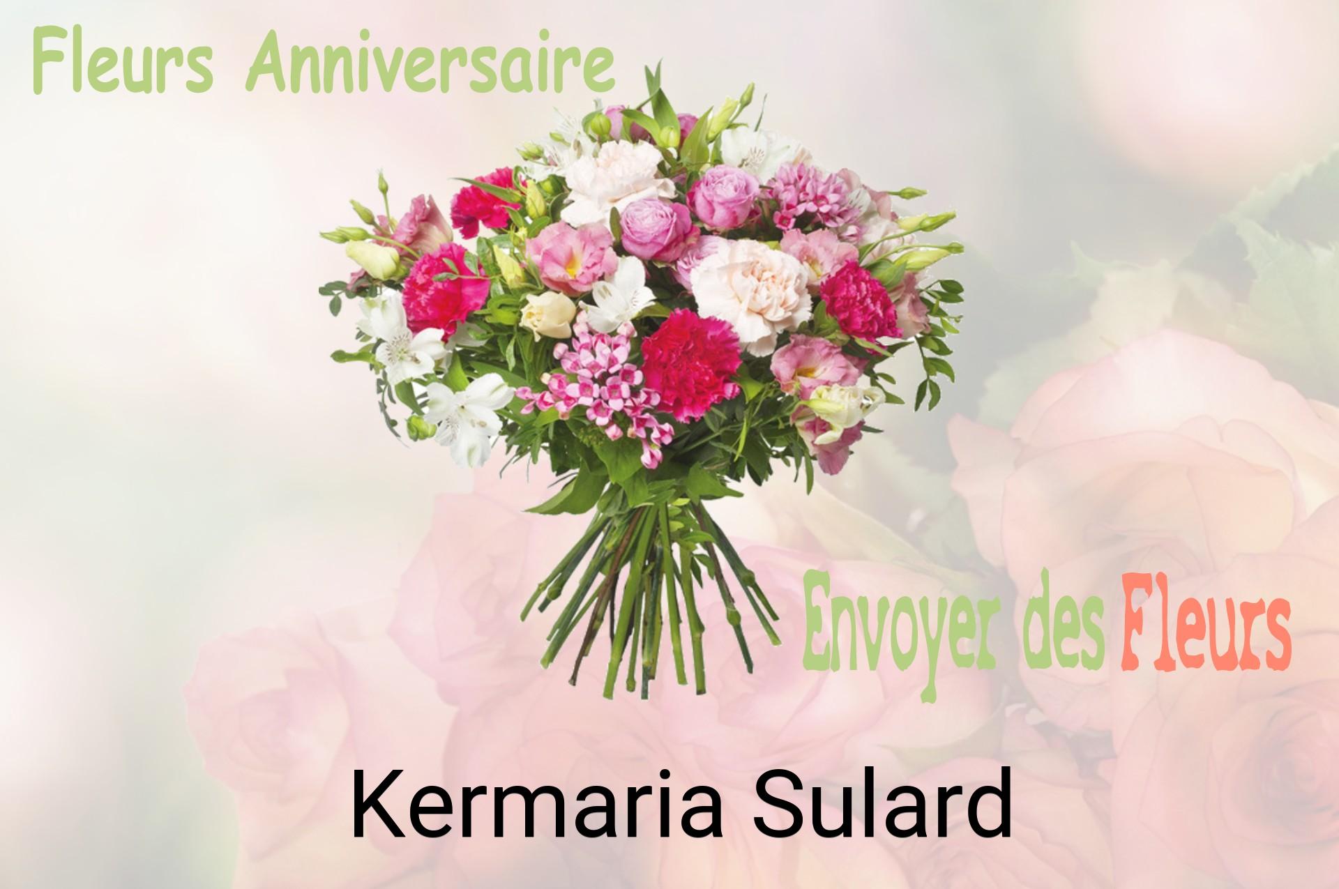 Bouquet de fleurs d’anniversaire livré à Kermaria-Sulard