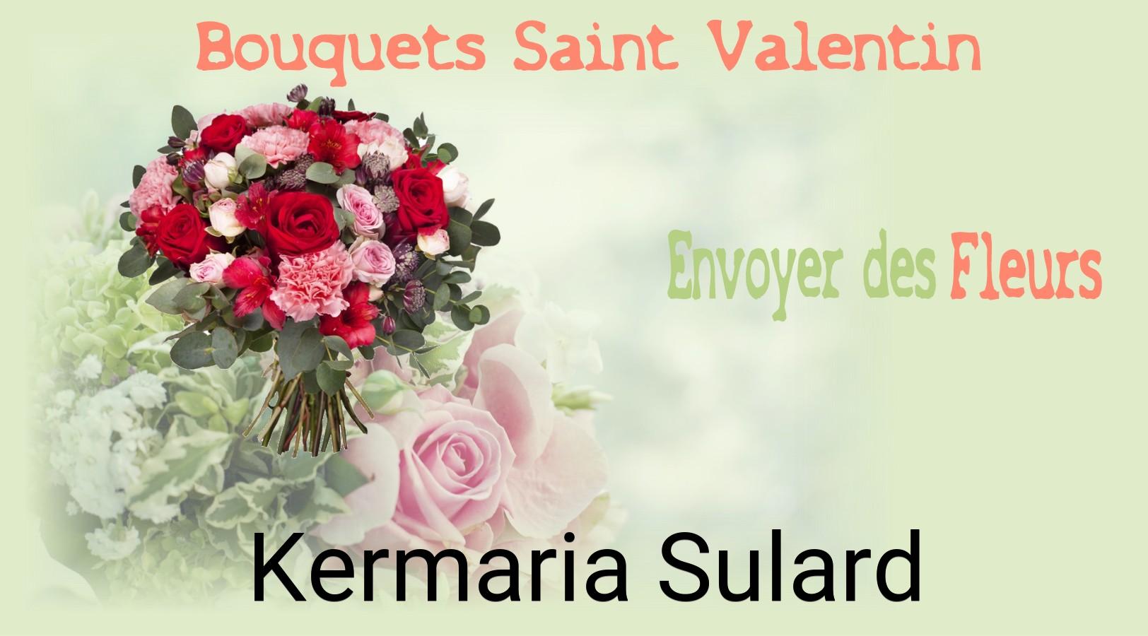 Roses de Saint-Valentin livrées à Kermaria-Sulard